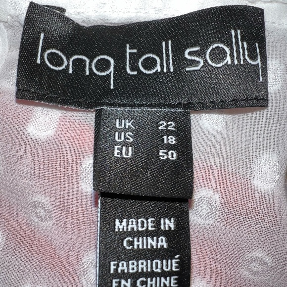 Long Tall Sally Swiss Dot Top - Picture 4 of 10